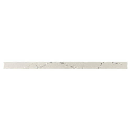 Fortis Beyaz Yarı Parlak Seramik Basamak Süpürgelik - 6x120cm