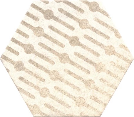 Çanakkale Seramik Hexagon Bold Mat Dekor Seramiği 310100100082 - 17,5x20