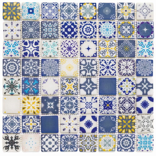 Dijital Baskılı Cam Mozaik FBLDJ 013