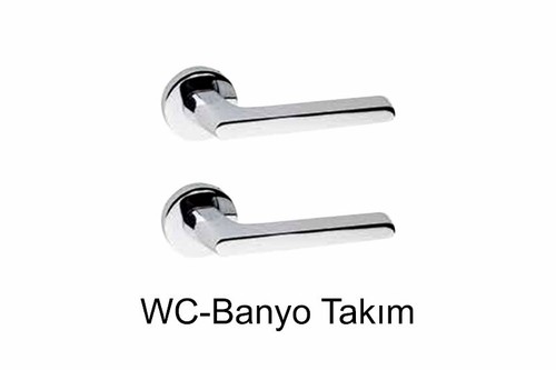System Tavira WC Rozetli Krom Kapı Kolu Takımı CR