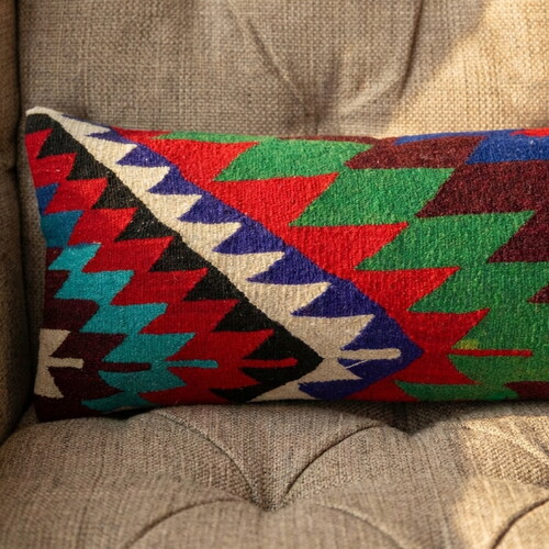 Vintage Kilimli Yastık Kılıfı PLLWREC1407 - 30x60