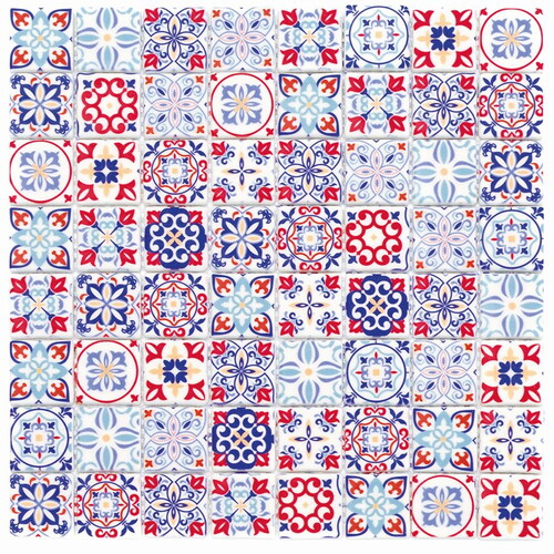 Dijital Baskılı Cam Mozaik FBLDJ 016