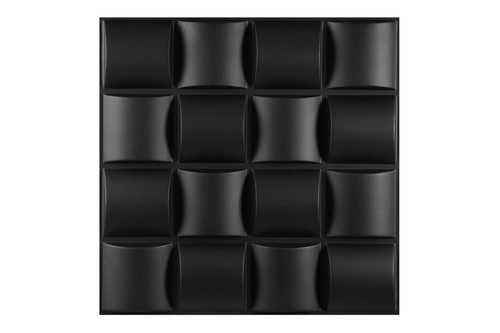 3D Duvar Paneli Siyah C005-1