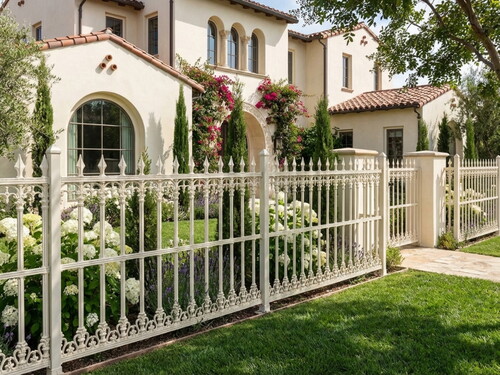 Bahçe Çiti Victoria1 Bej Panel FRP-13 (100 x 100 cm)