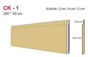 Strafor Dış Cephe Duvar Paneli 3cm CK-1 50x200x3cm