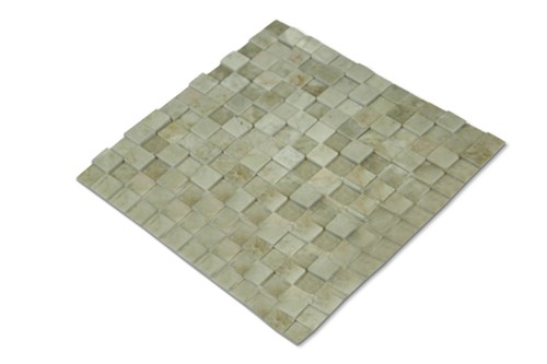 3D Mermer Mozaik Cappucino 2,5x2,5cm