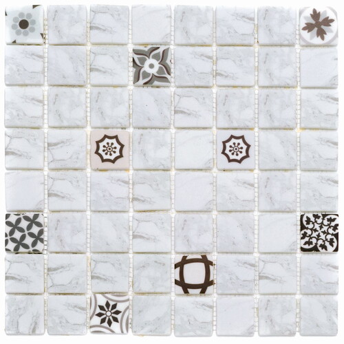 Dijital Baskılı Cam Mozaik FBLDJ 025