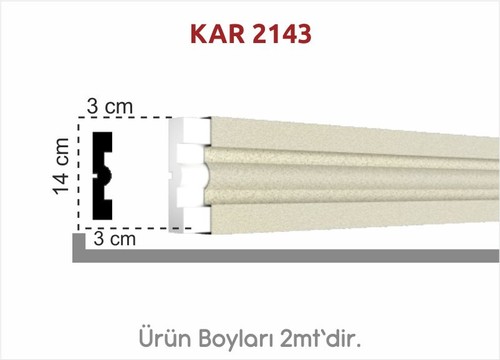 İki Oluklu Göbeği Oval Söve 14cm KAR 2143