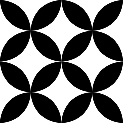 Vitra Retromix Siyah Beyaz Mat Yer Duvar Seramiği K94845200001VTE0 - 15x15