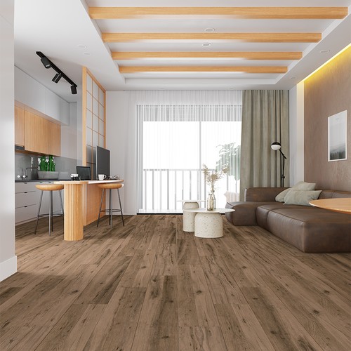 Bien Norden Teak Meşe Mat Rektifiyeli Yer Duvar Seramiği-20x120