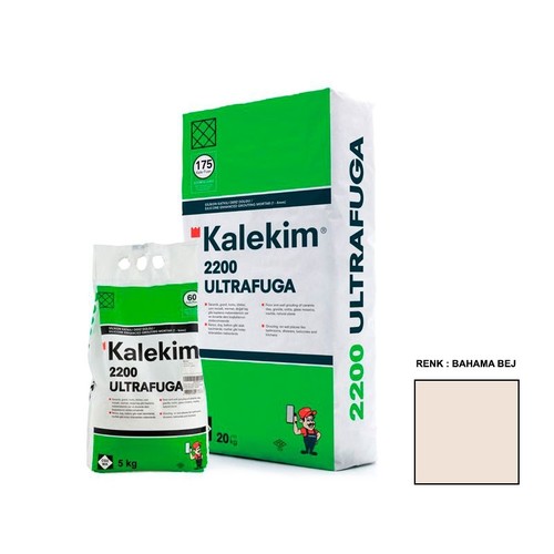 Kalekim Ultrafuga 2200 1-6mm Bahama Bej Derz Dolgusu 20kg 2261