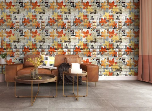 Kendinden Yapışkanlı Duvar Paneli Sonbahar AA88 - 70x70