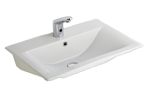 Seramiksan Luna Flat Tezgah Üstü Lavabo 65x47 cm A063201