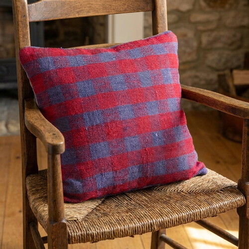 Vintage Kilimli Yastık Kılıfı PLLWSQR1158 - 42x42