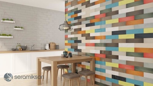 Seramiksan Bumpy Vizon Parlak Duvar Seramiği 850106 - 10X40