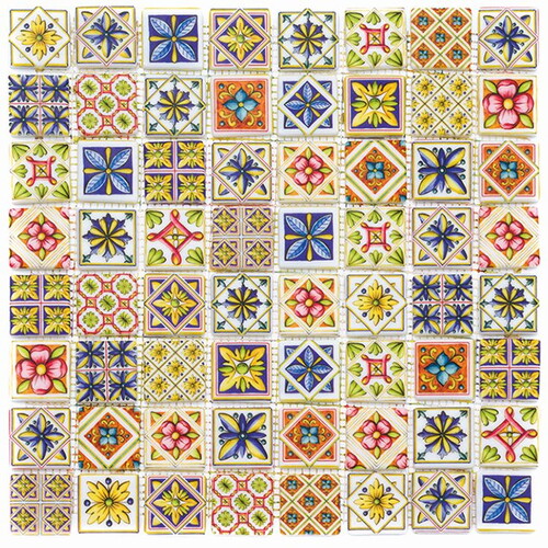 Dijital Baskılı Cam Mozaik FBLDJ 067