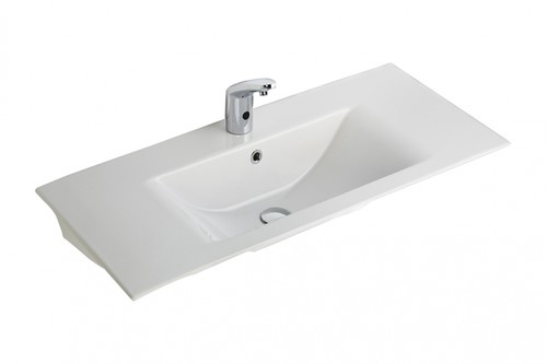 Seramiksan Luna Flat Tezgah Üstü Lavabo 100x45 cm A063203