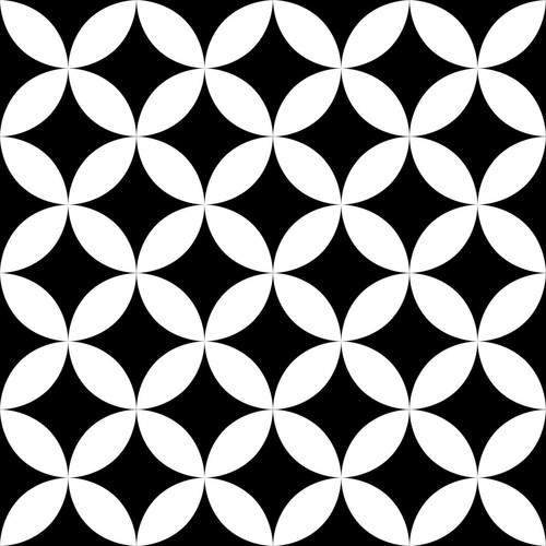 Vitra Retromix Siyah Beyaz Mat Yer Duvar Seramiği K94855100001VTE0 - 15x15
