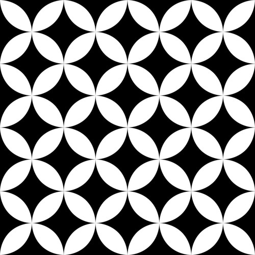 Vitra Retromix Siyah Beyaz Mat Yer Duvar Seramiği K94855100001VTE0 - 15x15