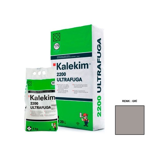 Kalekim Ultrafuga 2200 1-6mm Gri Derz Dolgusu 20kg 2279