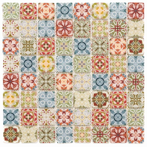 Dijital Baskılı Cam Mozaik FBLDJ 072