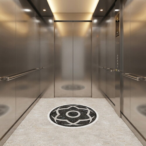 Pvc Asansör Zemin Döşeme Kubbe - 150x160cm