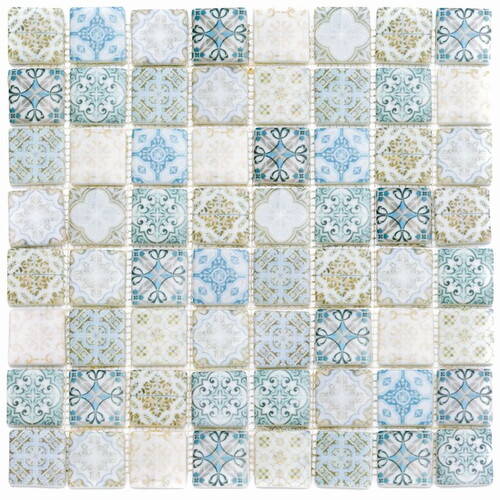 Dijital Baskılı Cam Mozaik FBLDJ 073