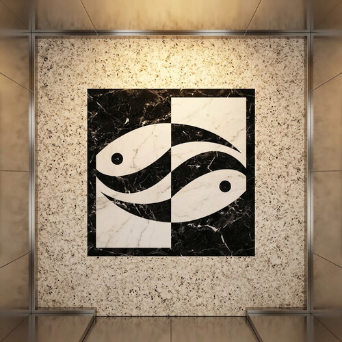 Pvc Asansör Zemin Döşeme Balık - 150x160cm