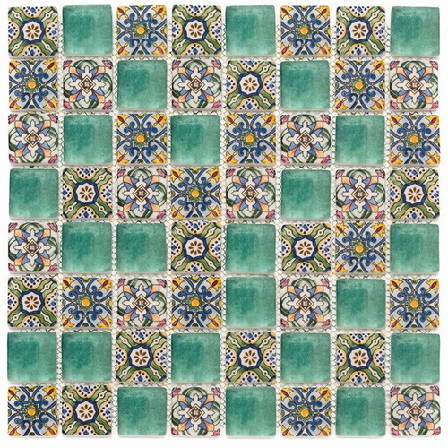 Dijital Baskılı Cam Mozaik FBLDJ 075