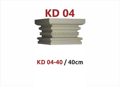40 cm KD 04 Modeli İçi Versace Desenli Yarım Kaide KD04-40