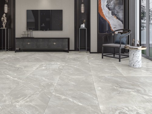 Qua Gluck Stone Grey Mat Rektifiyeli Yer Duvar Seramiği - 60x120