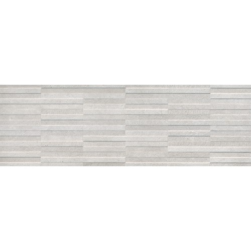 Bien Grand Ash Patchwork Dekofon Mat Rektifiyeli Dekor Seramiği - 40x120