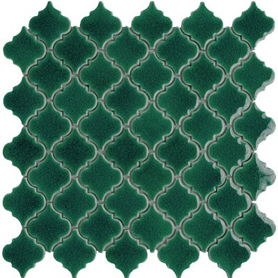 Gobek Spadesdrop Zümrüt Yeşili Porselen Mozaik