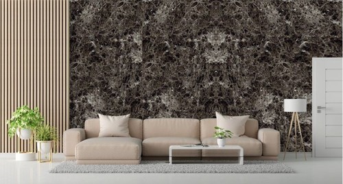 Mermer Desenli Pvc Duvar Panel Emperador Dark - 60x120