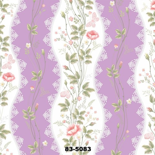 Çiçek Desenli Duvar Kağıdı 83 5083