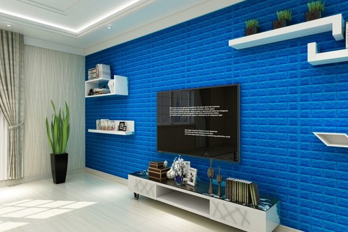 Freewall Kendinden Yapışkanlı Duvar Paneli Blue Brick FRW7
