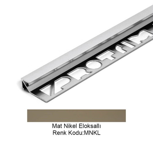 Pro Cubic Alüminyum Köşe Profili 10mm Mat Nikel Eloksallı 10-MNKL-270