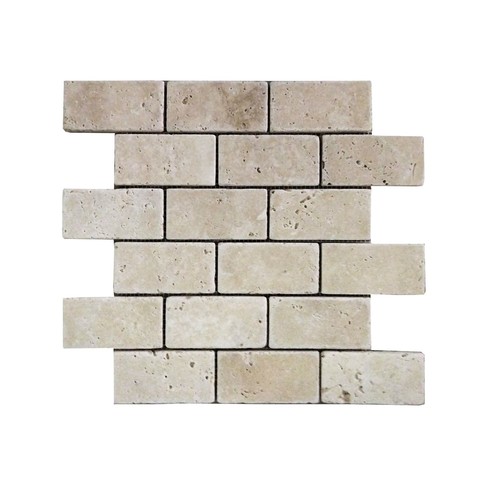 Traverten Eskitme Mozaik Klasik Big Brick 5x10cm