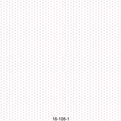 Çocuk Odası Pembe/Beyaz Duvar Kağıdı 16-108-2