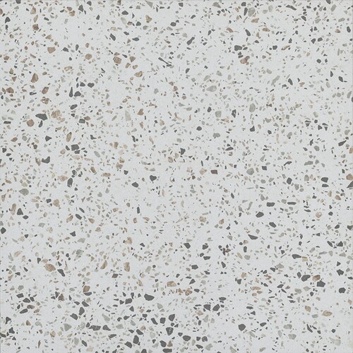 Çanakkale Seramik Terrazzo Mat Beyaz Multicolor Rektiriyeli Yer Duvar Seramiği 60x60 310100503348