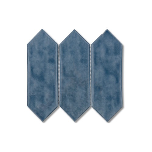 Porselen Mozaik Sophia Slate Blue Large Picket