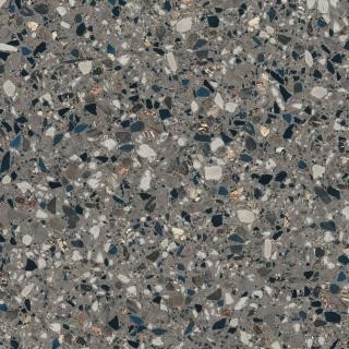 Kütahya Seramik Terrazzo Antrasit Siyah Mat Rektifiyeli Yer Duvar Seramiği 55014066R - 80X80