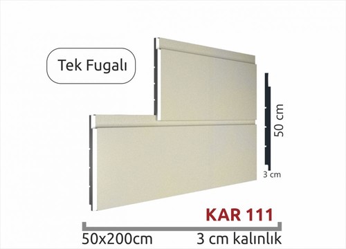 Fugalı Strafor Dış Cephe Duvar Paneli 3cm KAR 111-200x50cm