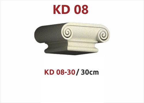 30 cm KD 08 Modeli Koç Başı Yarım Kaide KD08-30