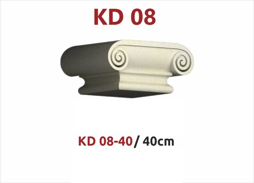 40 cm KD 08 Modeli Koç Başı Yarım Kaide KD08-40