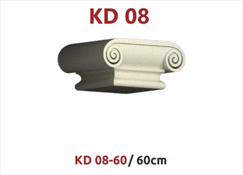 60 cm KD 08 Modeli Koç Başı Yarım Kaide KD08-60