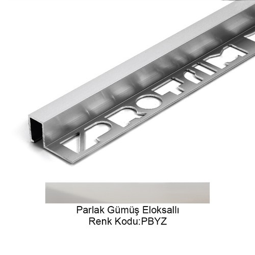 Pro Line Alüminyum Bordür 6x10mm Parlak Gümüş 6*10-PBYZ-270