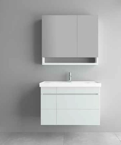 Teos Beyaz Banyo Dolabı 80cm