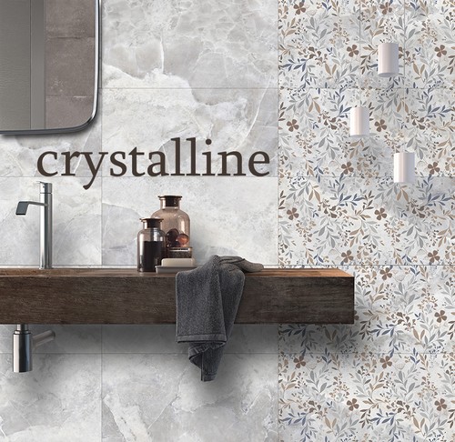 Ege Seramik Crystalline Beyaz Parlak Duvar Seramiği - 30x60