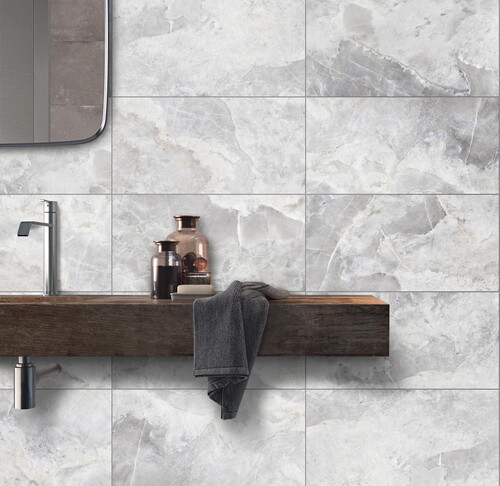 Ege Seramik Crystalline Beyaz Parlak Duvar Seramiği - 30x60